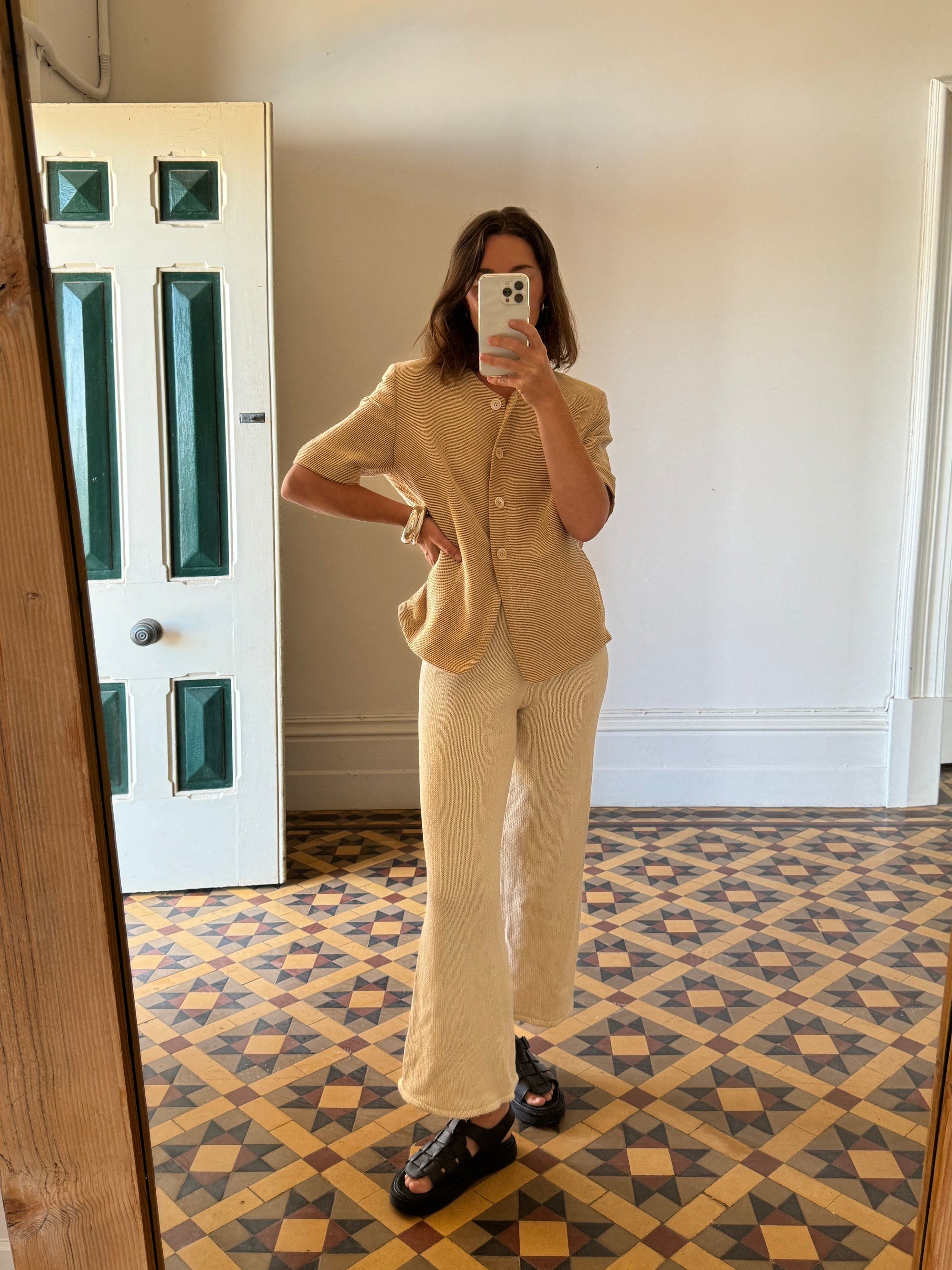 Vintage Bally Button Up Top