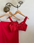 Vintage 60s Scarlett Bralette and Slip Skirt Set