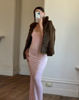 Vintage 70s Nougat Fur Jacket