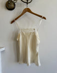 Vintage 90s Champagne Satin Camisole
