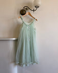 Vintage 60s Babydoll Shift Dress Mint