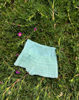 Vintage Ruffled Bloomer Shorts Aqua