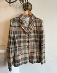 Vintage Emanuel Ungaro Tweed Tailored Blazer
