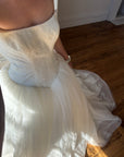 Vintage Y2K Vera Wang Princess Tulle Strapless Wedding Gown