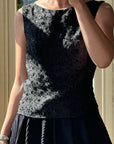 Vintage 90s Embellished Tailored Top