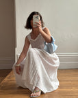 Vintage 40s Cotton Lace Strappy Bridal Sundress