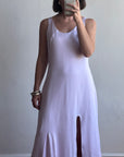 Vintage Y2K Halston Heritage Lilac Slip Dress