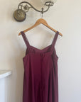 Vintage 90s Australian Made Plum Strappy Dress