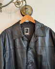 Vintage 90s Leather Jacket Black