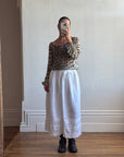 Vintage Y2K Blumarine Pure Silk Leopard Drawstring Blouse
