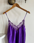 Vintage 90s Victorias Secret Amethyst Satin Slip
