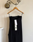 Vintage 90s Fairy Strapless Prom Dress Noir