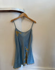 Vintage Victorias Secret Mini Dress Steel Blue