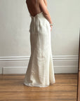 Vintage 90s Gathered Daisy Wedding Dress