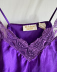 Vintage 90s Victorias Secret Amethyst Satin Slip