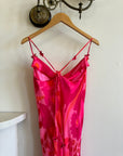 Vintage Y2K Jenny Packham London Pure Silk Slip Dress Sunset