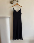 Vintage 90s Australian Made Knit Dress Noir