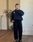 Vintage 70s Ford Bomber Jacket Navy