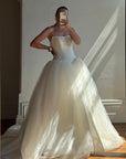 Vintage Y2K Vera Wang Princess Tulle Strapless Wedding Gown