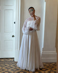Vintage 70s Australian Made Billow Sleeve Wedding Dress