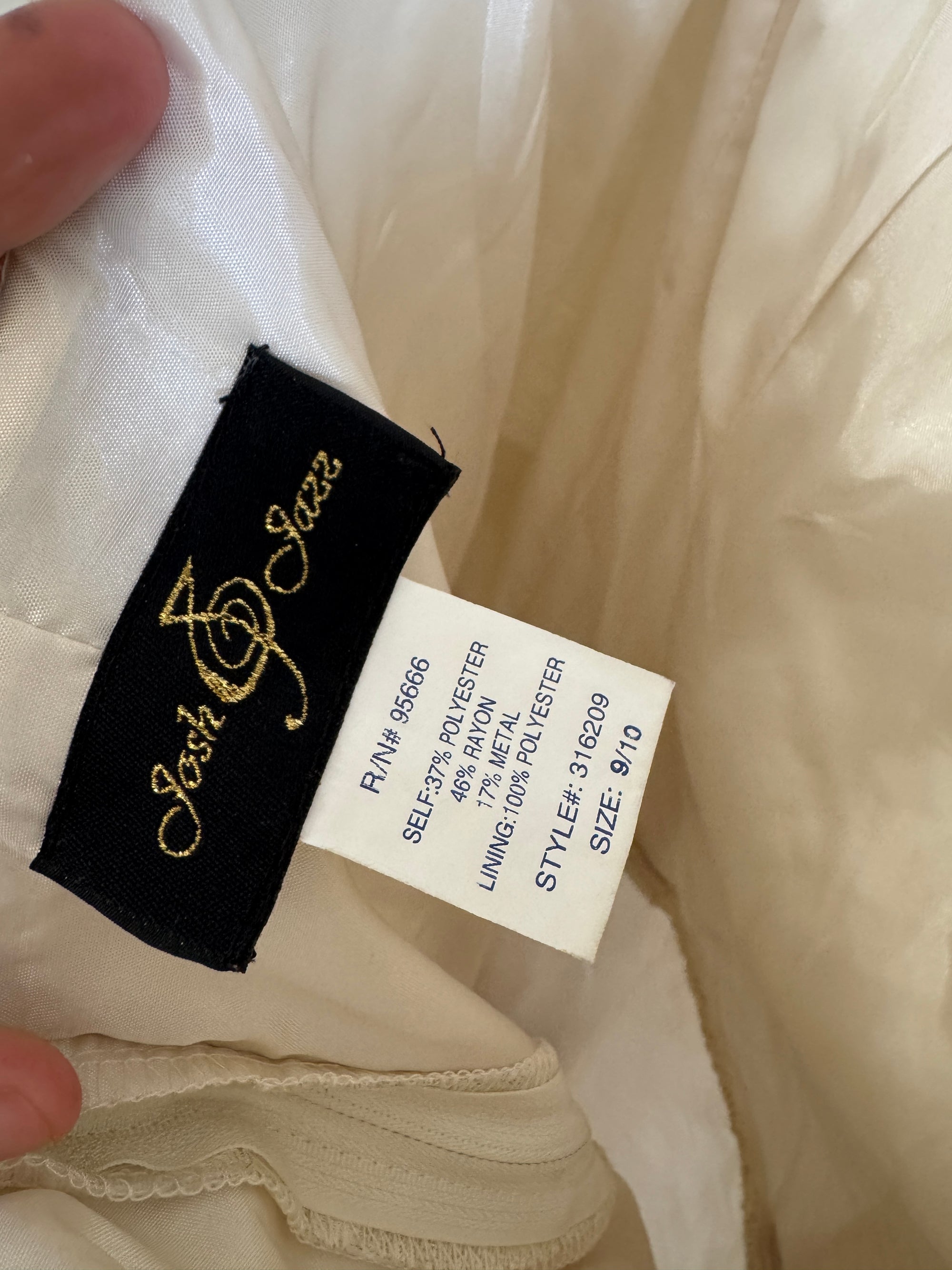 Vintage 50s Gold Brocade and Tulle Wedding Gown