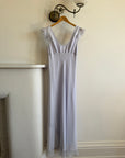 Vintage Y2K Lavender Bias Cut Dress