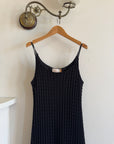 Vintage 90s Australian Made Knit Dress Noir
