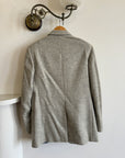 Vintage Pure Wool Light Grey Blazer