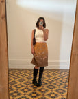 Vintage 90s Autumn Floral Slip Skirt