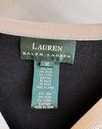 Vintage 90s Ralph Lauren Silk Blend Contrast Stitch Cardigan