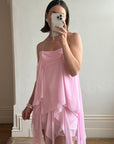 Vintage Y2K Strapless Fairy Dress Cotton Candy