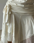 Vintage 80s Drop Waist Fairy Wedding Dress