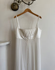 Vintage 90s Quilted Australian Made Slip Wedding Dress