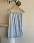Vintage Baby Blue Slip Skirt