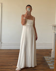 Vintage 90s Quilted Australian Made Slip Wedding Dress