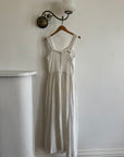 Vintage 40s Cotton Lace Strappy Bridal Sundress