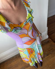 Vintage 90s Italian Slip Sundress Multi