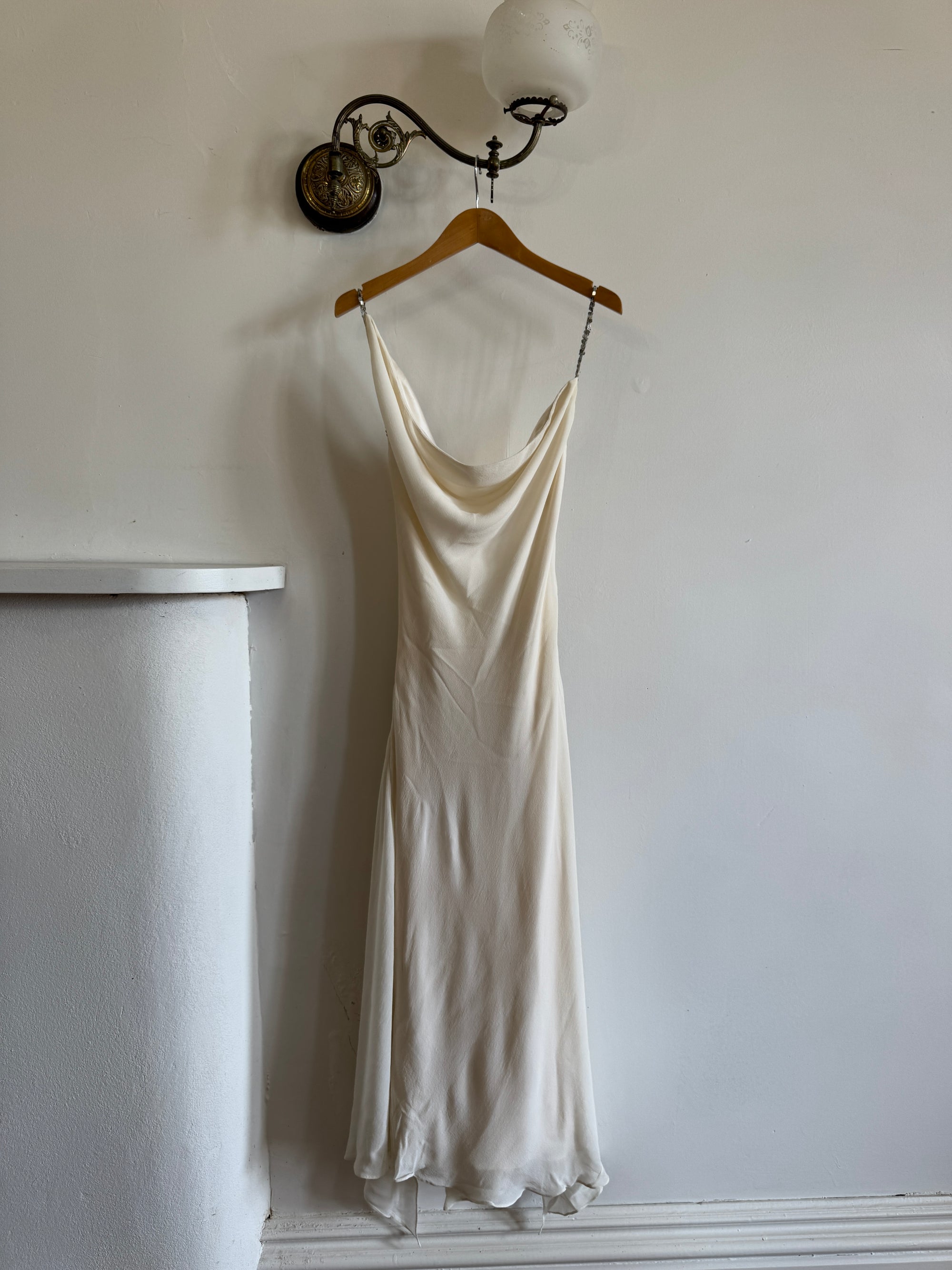 Vintage 2002 Collette Dinnigan Runway Documented Pure Silk Butterfly Dress