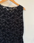 Vintage 90s Burnt Velvet Everyday Tank Black