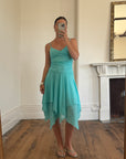 Vintage Y2K Aqua Fairy Dress
