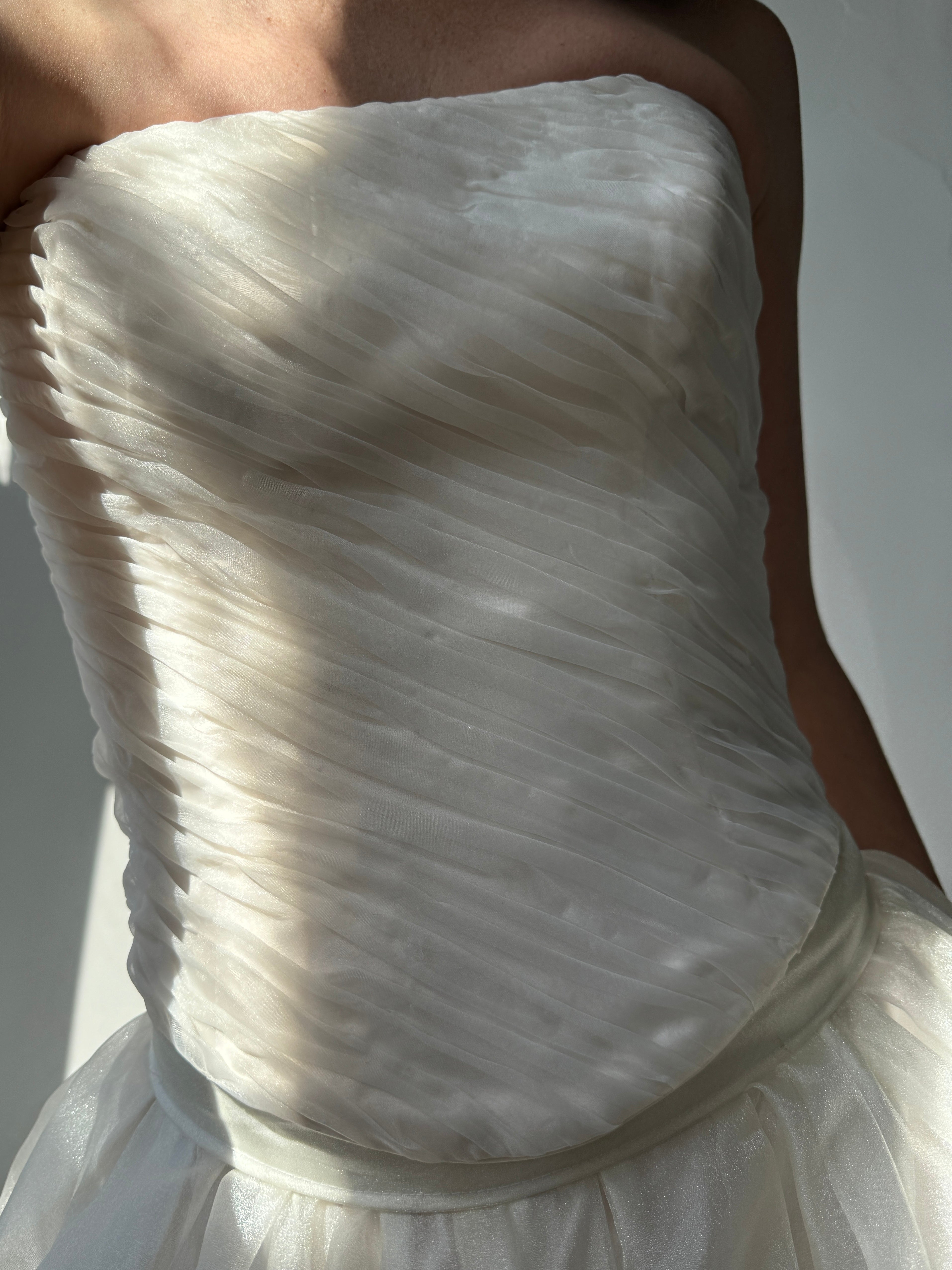 Vintage Organza Bridal Bustier