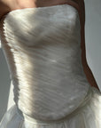 Vintage Organza Bridal Bustier