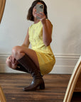 Vintage 60s Beaded Mini Dress Banana