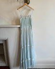 Vintage 70s Gunne Sax By Jessica McClintock Prairie Dress Baby Blue