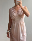 Vintage 60s Sheer Scalloped Slip Nightie