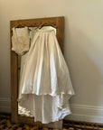 Vintage 90s Brocade Corset and Princess Satin Skirt Bridal Set