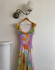 Vintage 90s Italian Slip Sundress Multi
