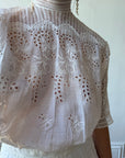 Vintage Edwardian Soiree Garden Broderie Anglaise Dress