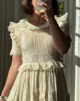 Vintage 70s Cheesecloth Prairie Sundress