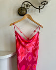 Vintage Y2K Jenny Packham London Pure Silk Slip Dress Sunset